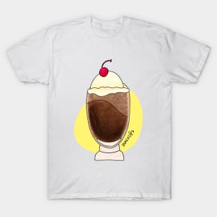 Ice cream float with red cherry T-Shirt